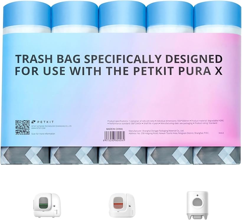 PURAMAX PETKIT Replaced Bags 5 Portable Receptacles